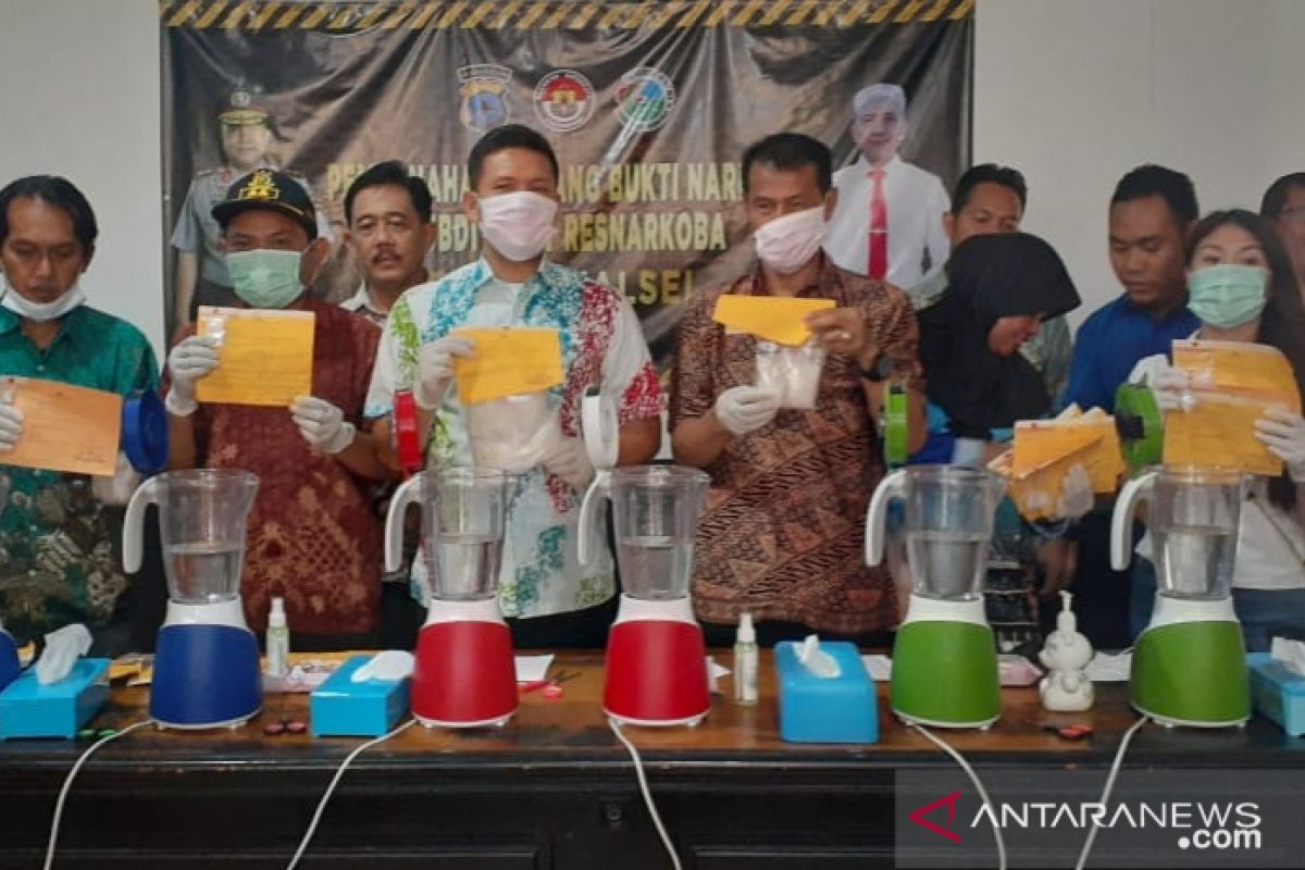 Subdit 1 Ditresnarkoba Polda Kalsel sita sebanyak 732 gram sabu-sabu