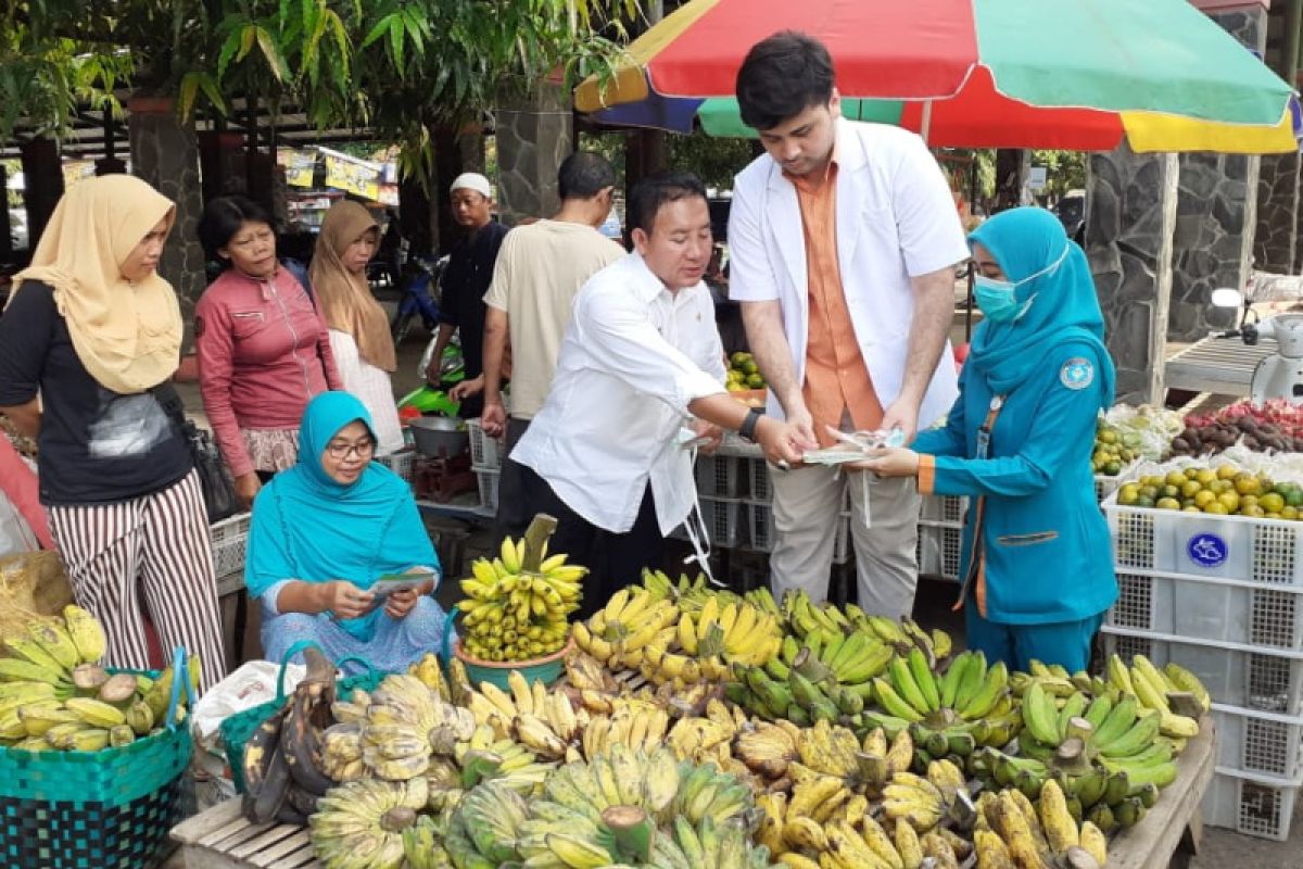 Pasar Puri Pati ditutup usai ada pembagian masker dari pasien COVID-19