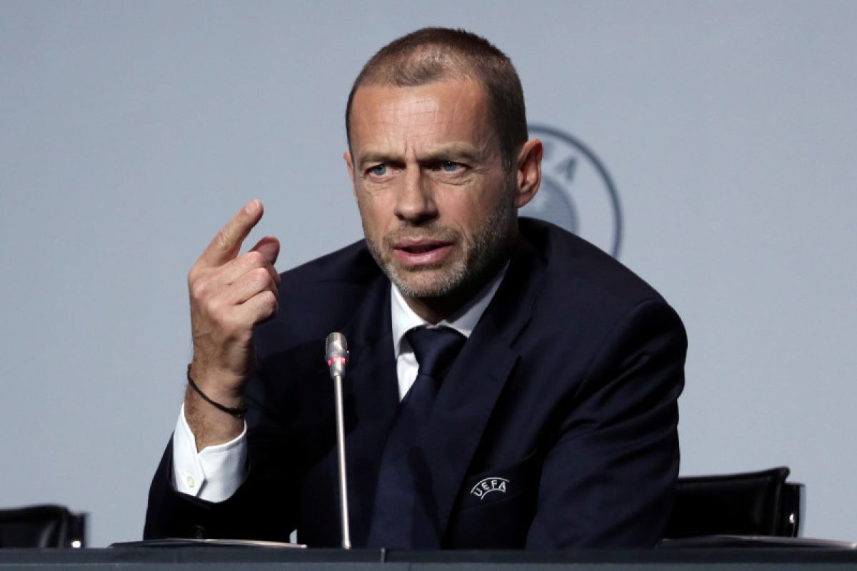 Presiden UEFA akui musim kompetisi ini bisa saja tak akan selesai