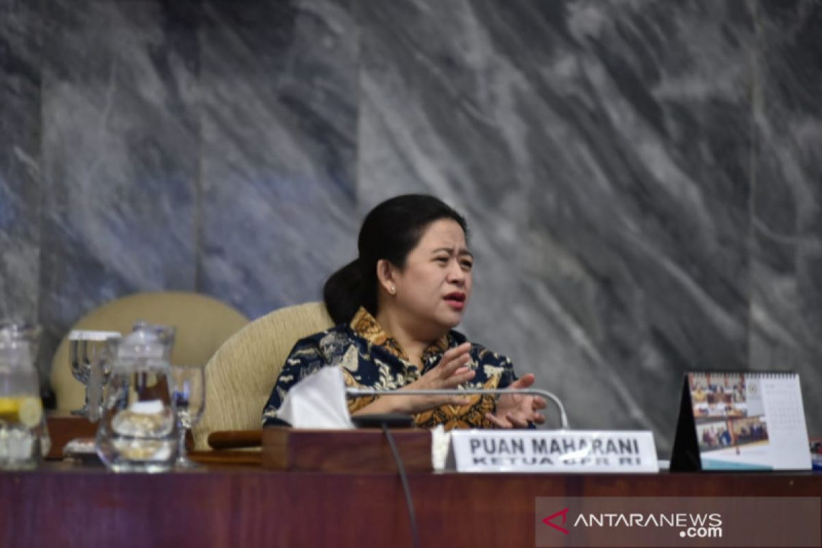 Puan: Rapat Paripurna DPR ikuti protokol pencegahan COVID-19