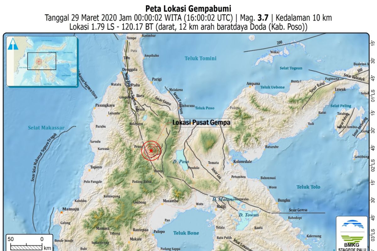 BPBD sebutkan sejumlah rumah di Sigi rusak akibat gempa magnitudo 5,8