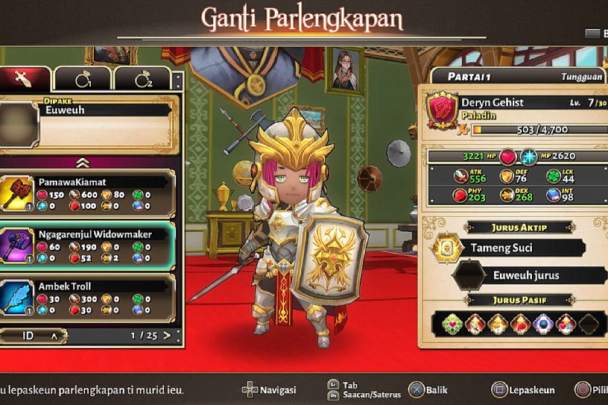 Game Valthirian Arc bahasa Sunda ingin menginspirasi pengembang lokal