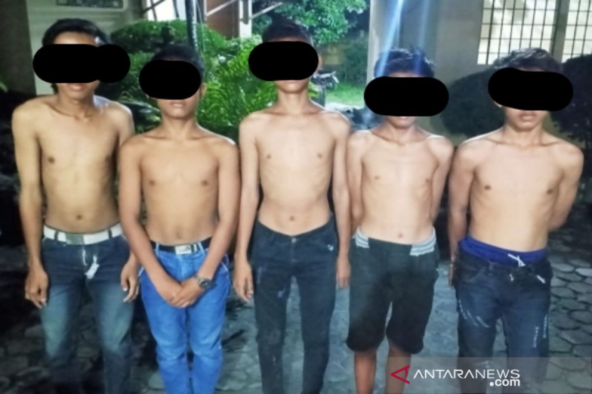 Polisi gagalkan penyerangan warga, lima pemuda Banjarmasin diamankan