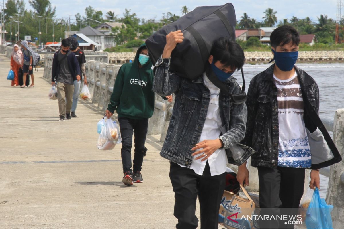 Warga antusias pulang kampung di Aceh Barat