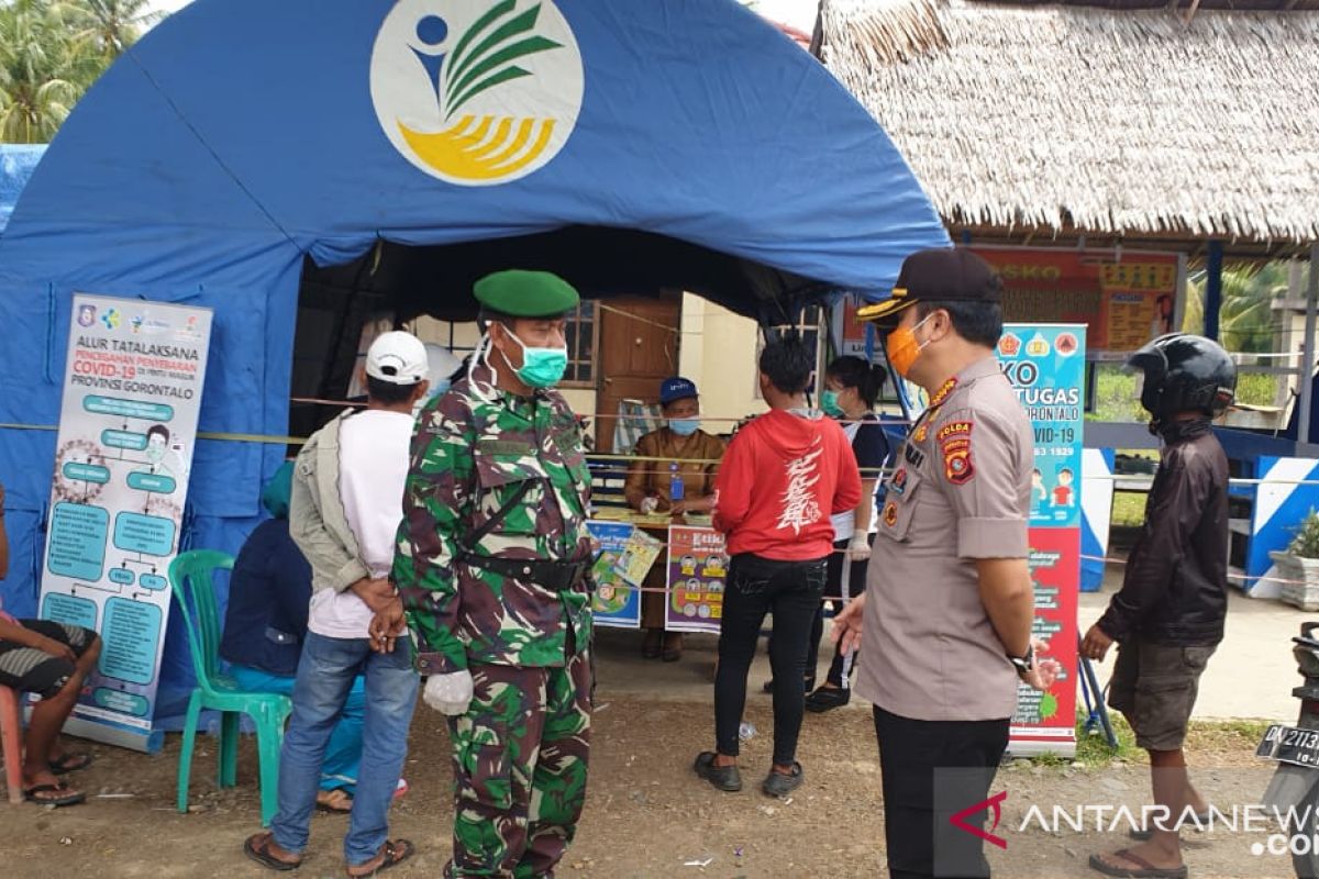 Wakapolda Gorontalo tinjau gugus tugas perbatasan daerah