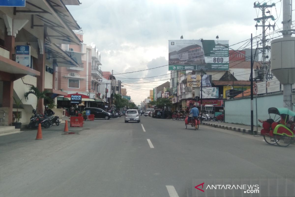 Kepadatan lalu lintas di Surakarta turun akibat wabah COVID-19