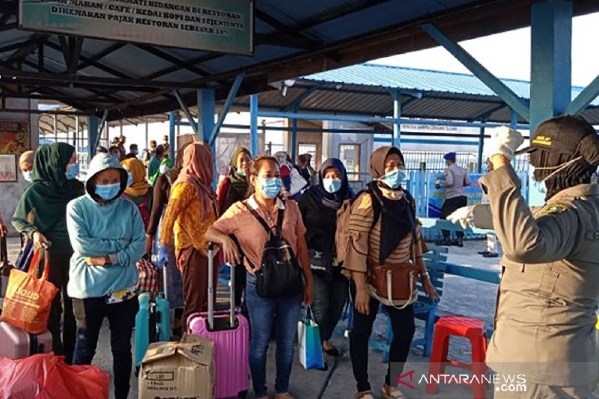 Jumlah ODP di Riau melonjak tembus 10.000 seiring pulangnya TKI dari Malaysia