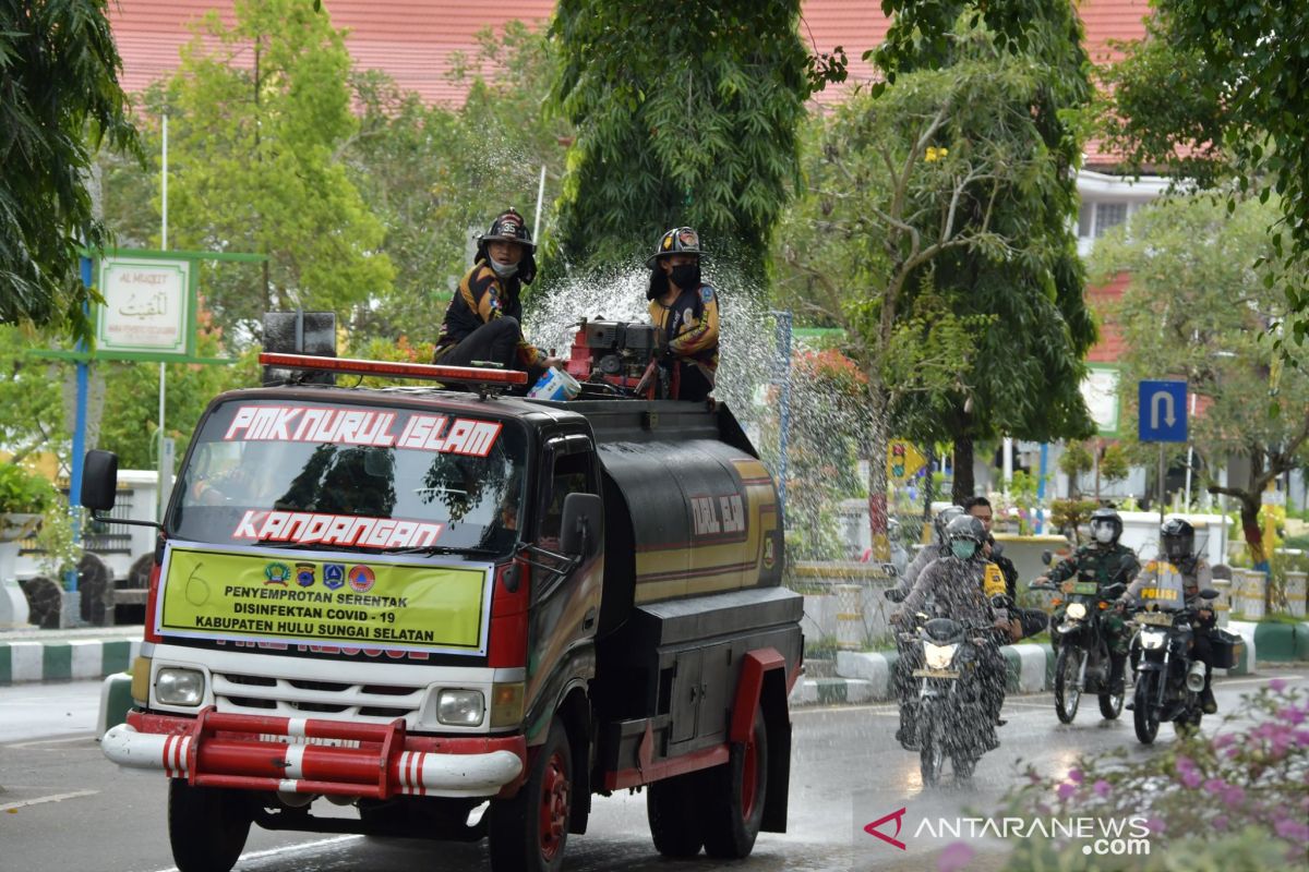 HSS lakukan penyemprotan Disinfektan serentak