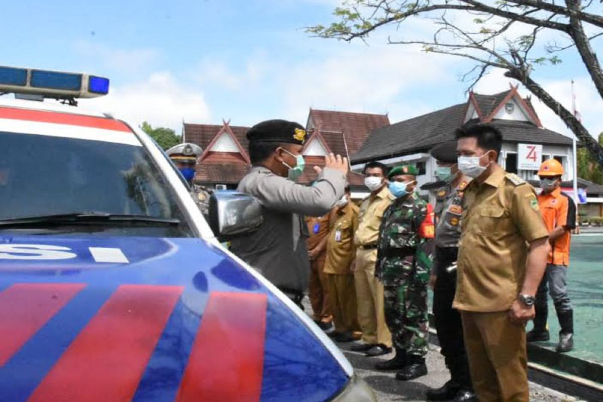 Barito Utara lakukan desinfektan massal