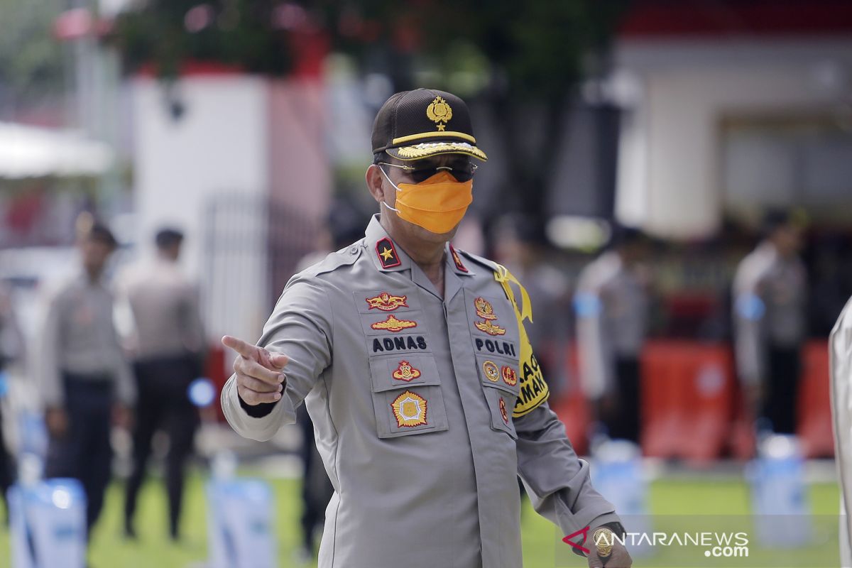 Tim gabungan lakukan penyemprotan disinfektan di Gorontalo