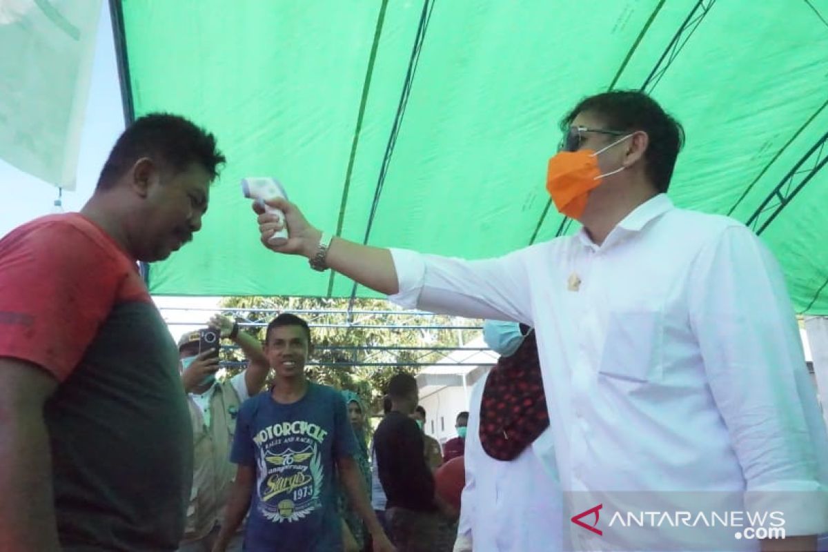 Bupati Bone Bolango tinjau posko gugus tugas di perbatasan