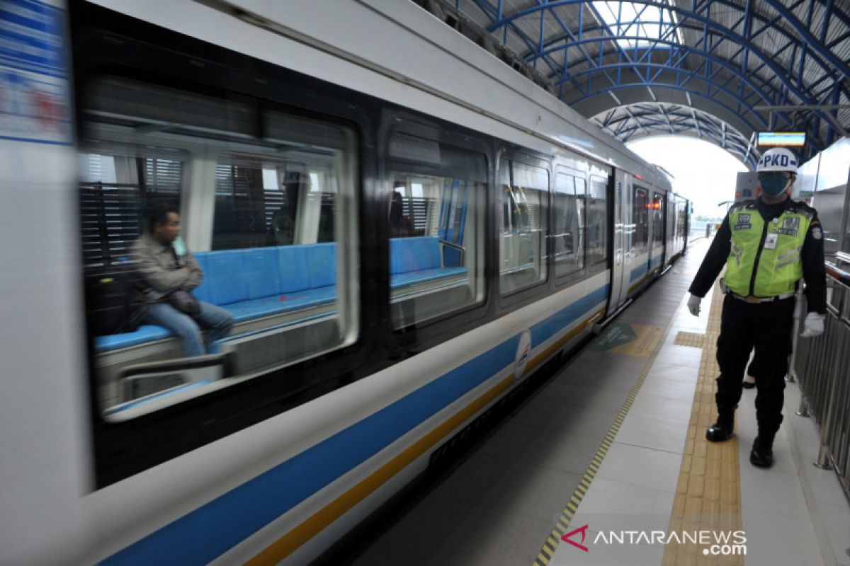 Penumpang LRT Sumsel turun drastis dihantam pandemi COVID-19