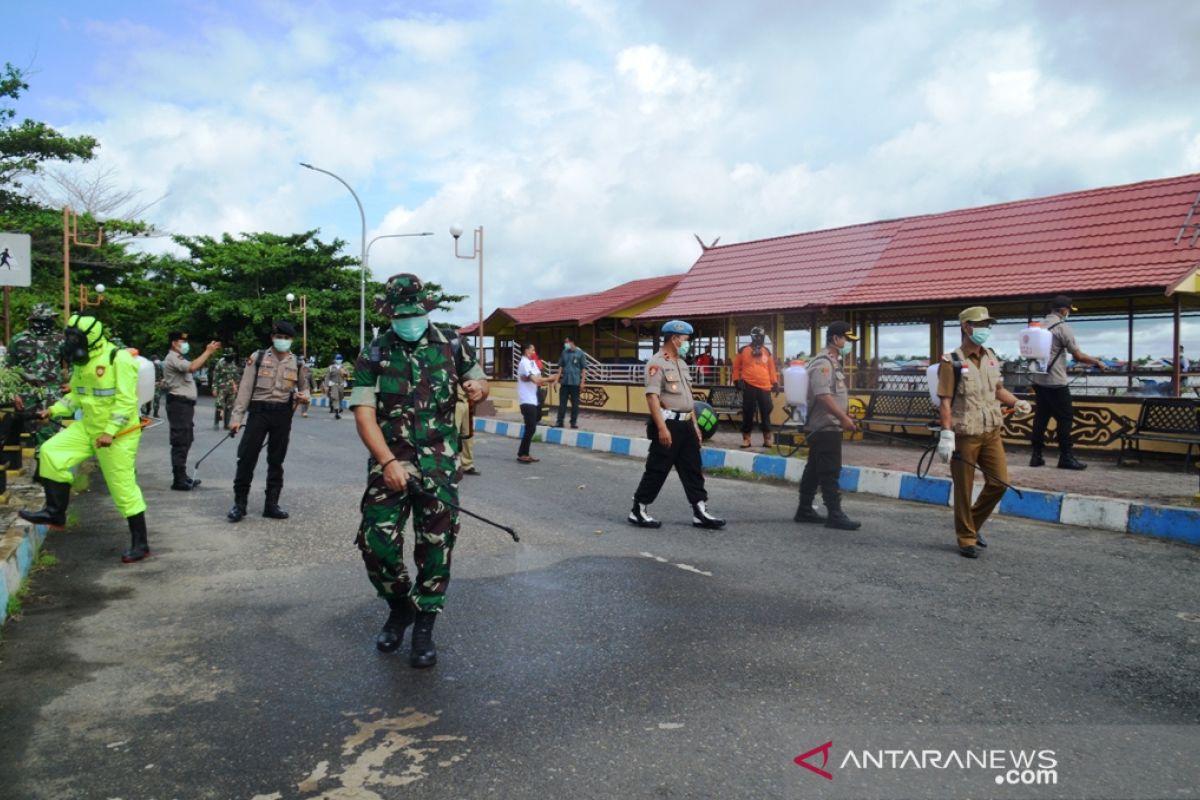 Batola gelar penyemprotan disinfektan massal