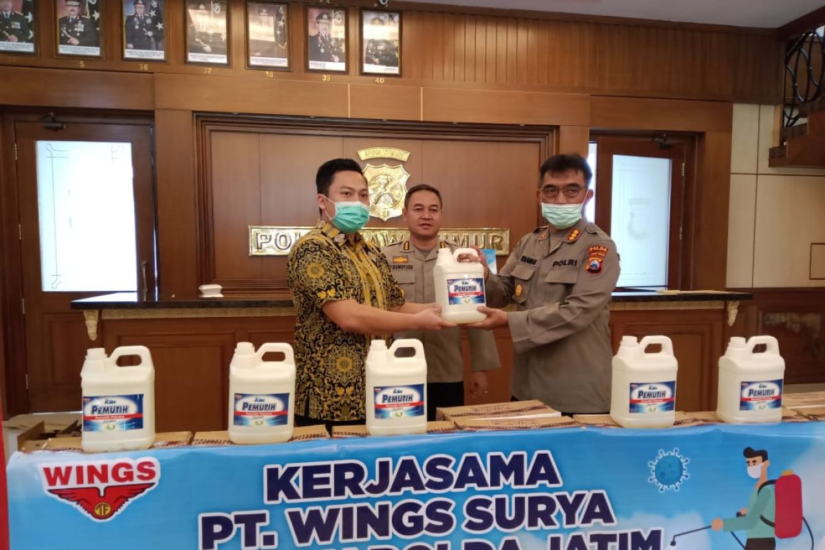 Polda Jatim akan semprotkan 850 ribu liter cairan disinfektan