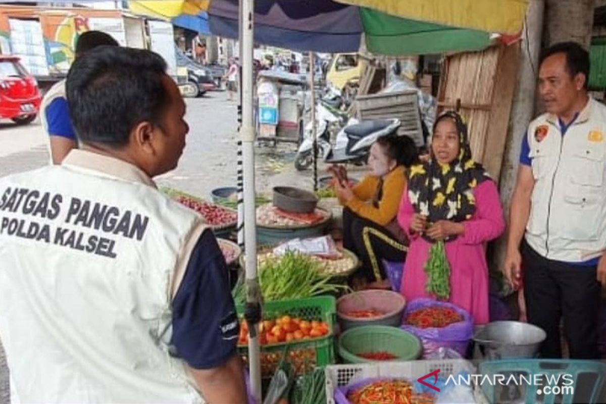 Satgas Pangan Polda Kalsel ingatkan pedagang tak naikkan harga seenaknya