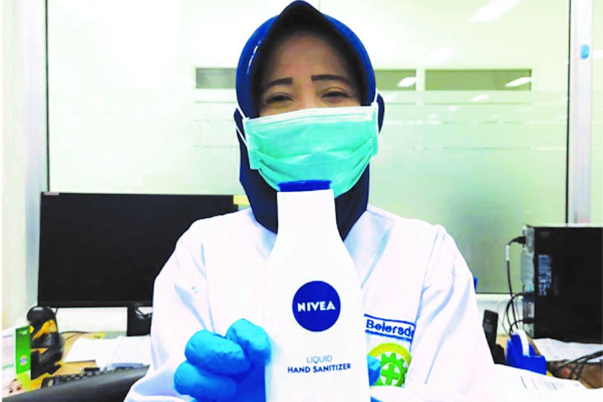 Nivea produksi ribuan hand sanitizer, disumbangkan ke RS