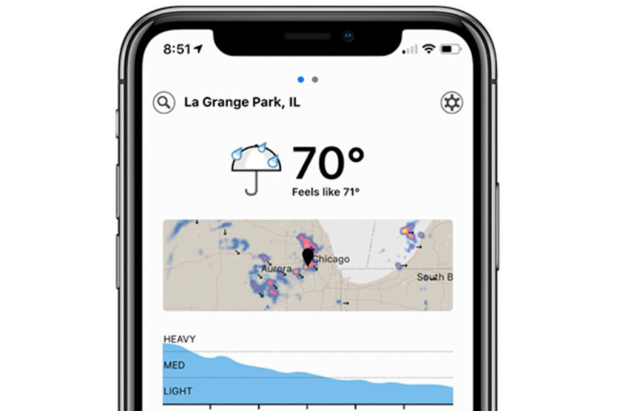 Diakuisisi Apple, aplikasi cuaca Dark Sky hilang dari Android