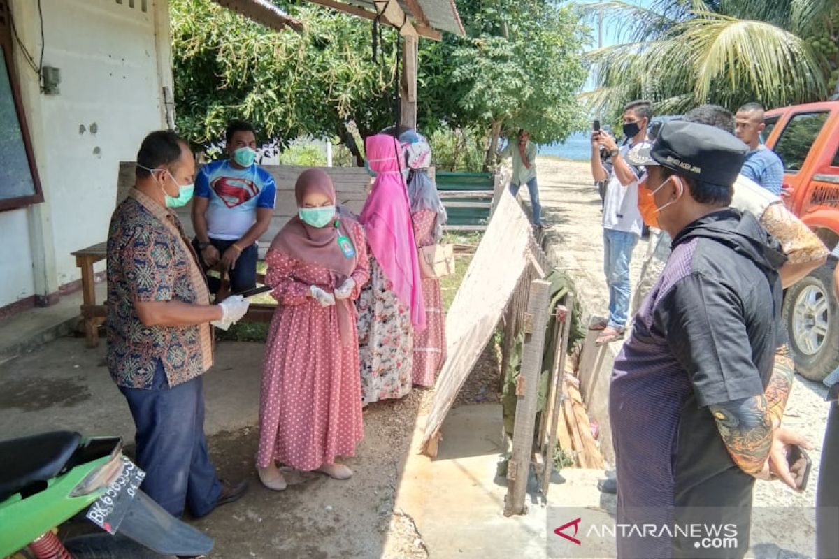 179 warga pulang kampung jadi pantauan di Aceh Jaya