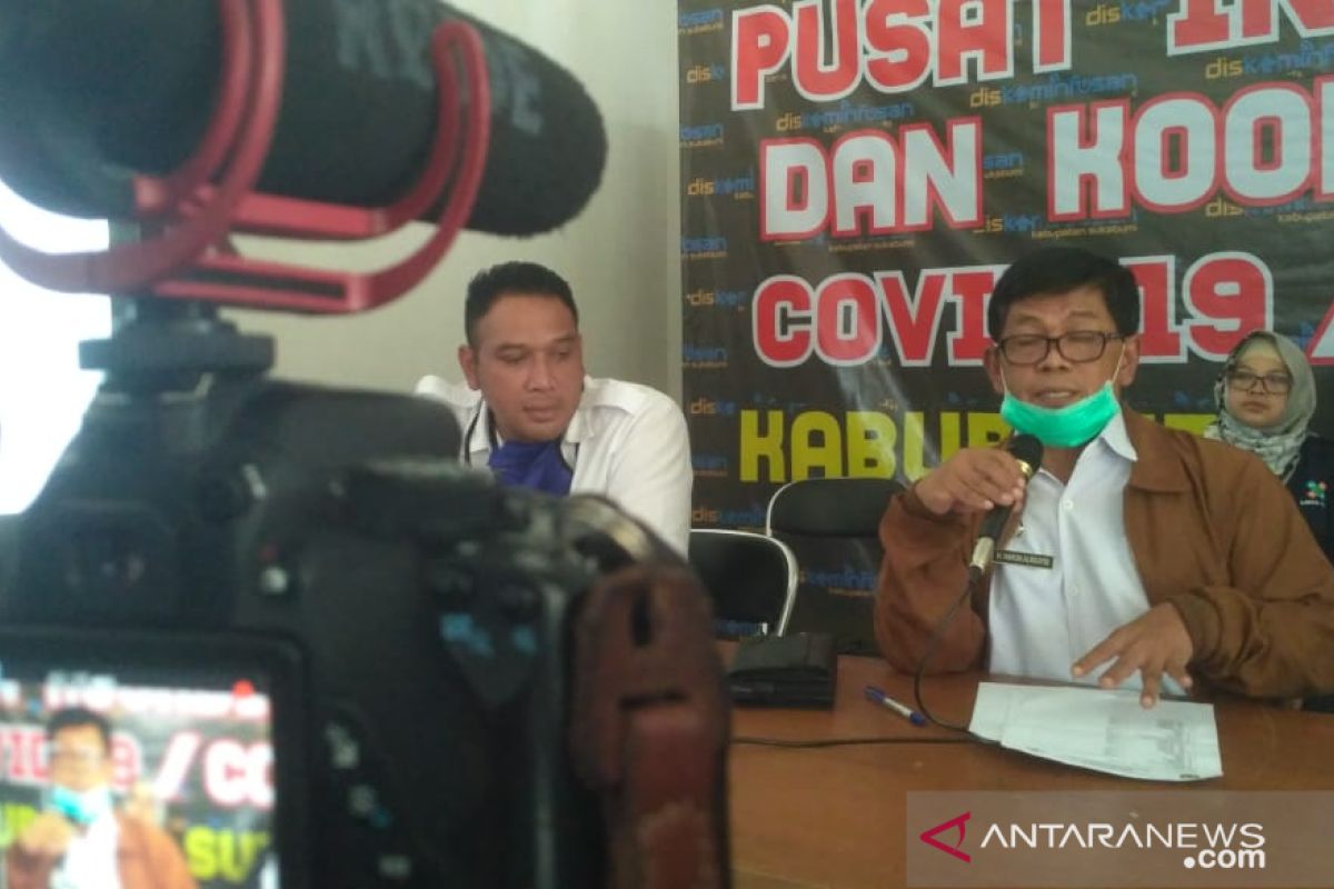 Warga Kabupaten Sukabumi positif COVID-19 jadi  tiga orang