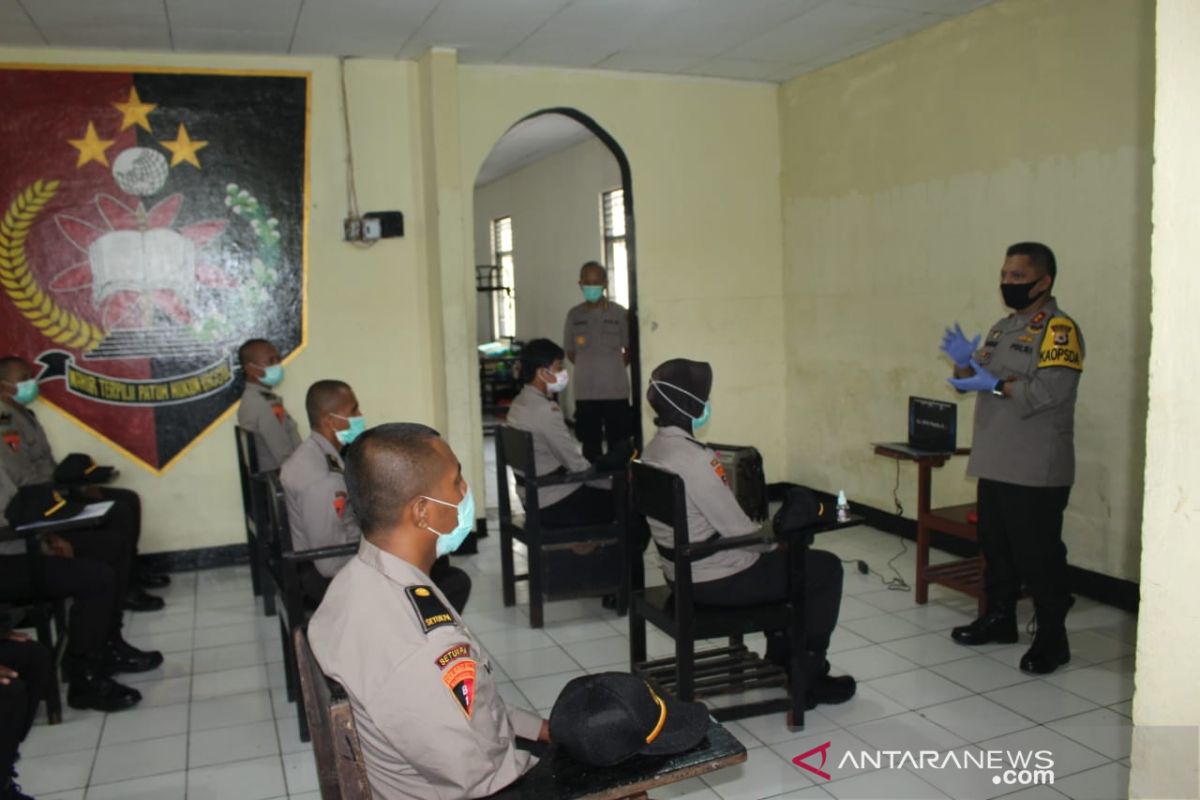 Belasan personel Polda Maluku menjalani karantina