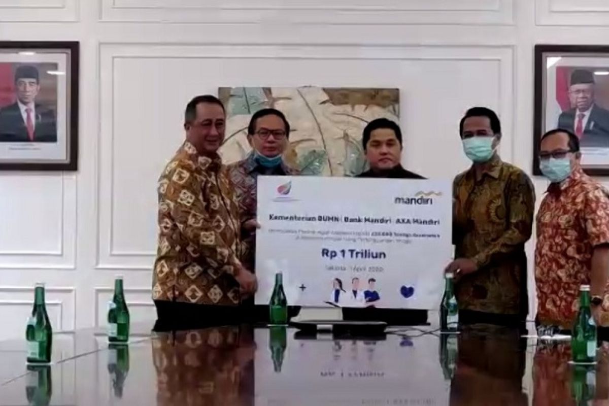 Bank Mandiri offering life insurance to health workers: SOE minister