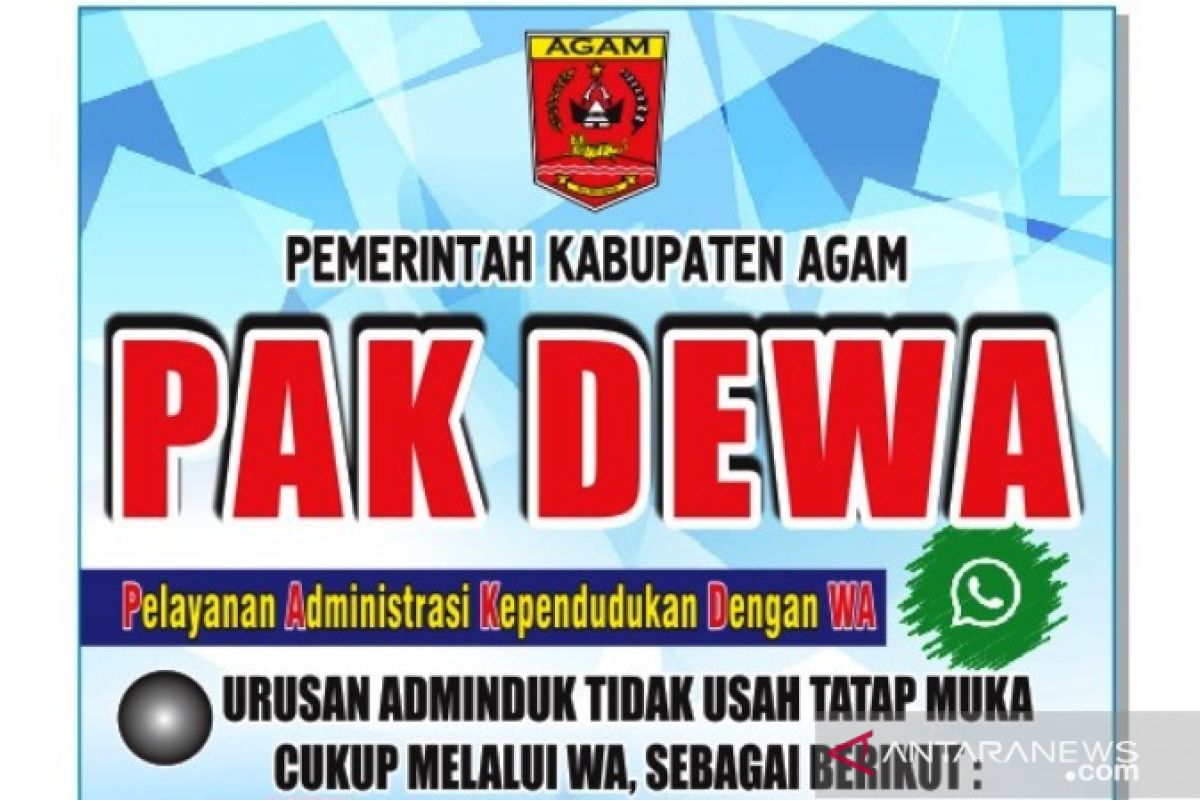 "Pak Dewa" permudah layanan administrasi kependudukan di Agam