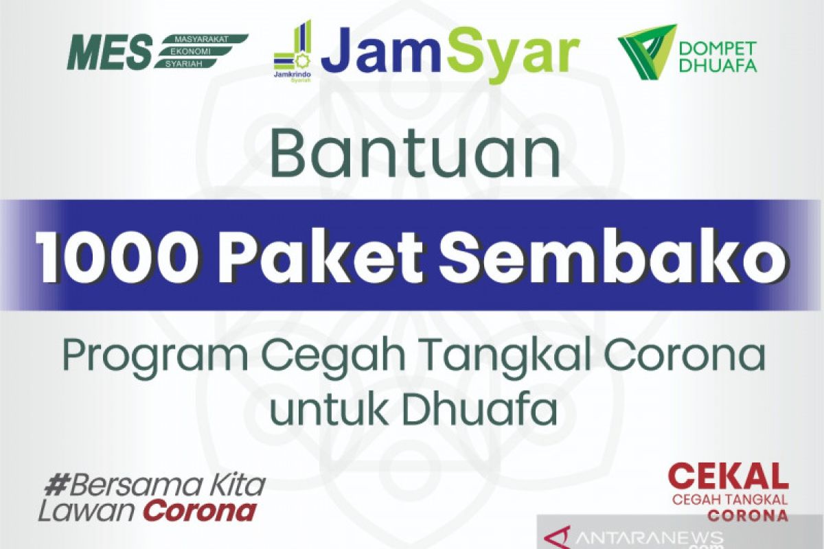 Jamkrindo Syariah bagikan sembako ke kaum duafa terdampak COVID-19