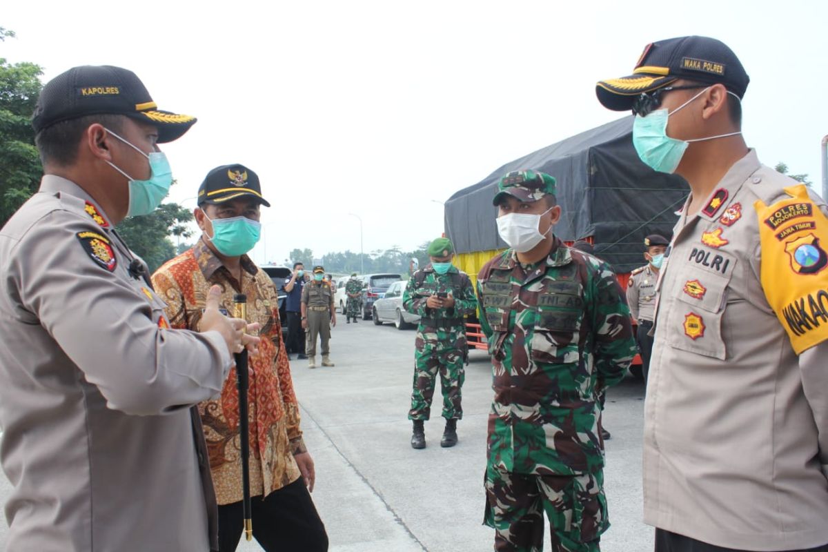 Akses masuk wilayah Mojokerto mulai diperketat