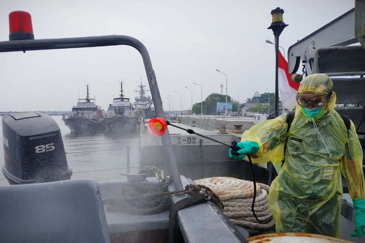 Satgas COVID-19 Lantamal I berlakukan protap bagi KRI yang sandar