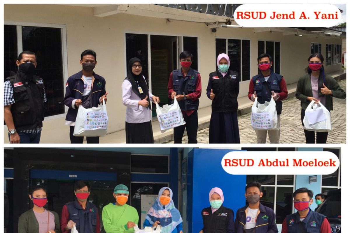 ACT serahkan bantuan APD ke tiga rumah sakit di Lampung
