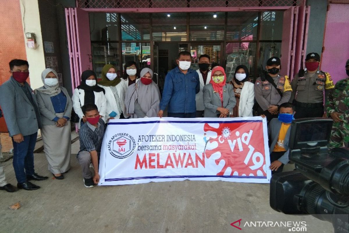 Apoteker Sultra kampanyekan penggunaan masker kain