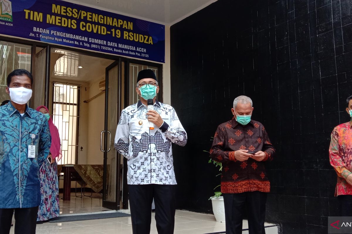 Pemerintah Aceh sediakan tiga gedung untuk istirahat tenaga medis