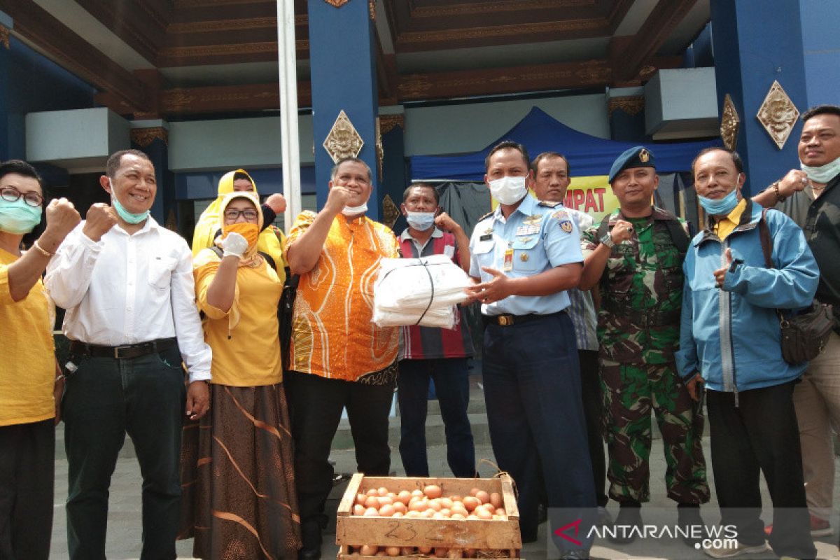 RSPAU Hardjolukito Yogyakarta merima donasi APD penanganan COVID-19