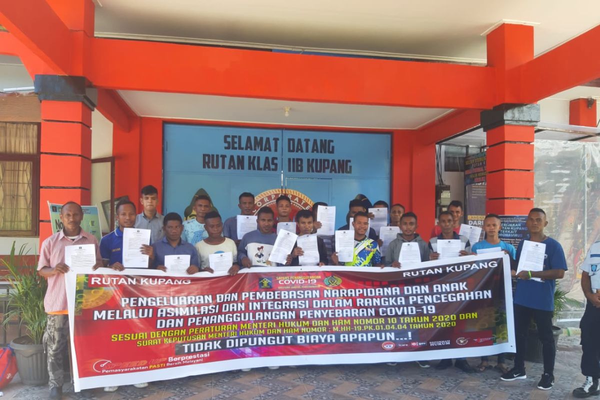 Cegah COVID-19, Rutan Kupang bebaskan 21 narapidana