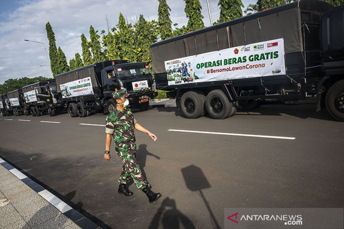 COVID-19, TNI-ACT gelar operasi pangan gratis kepada masyarakat