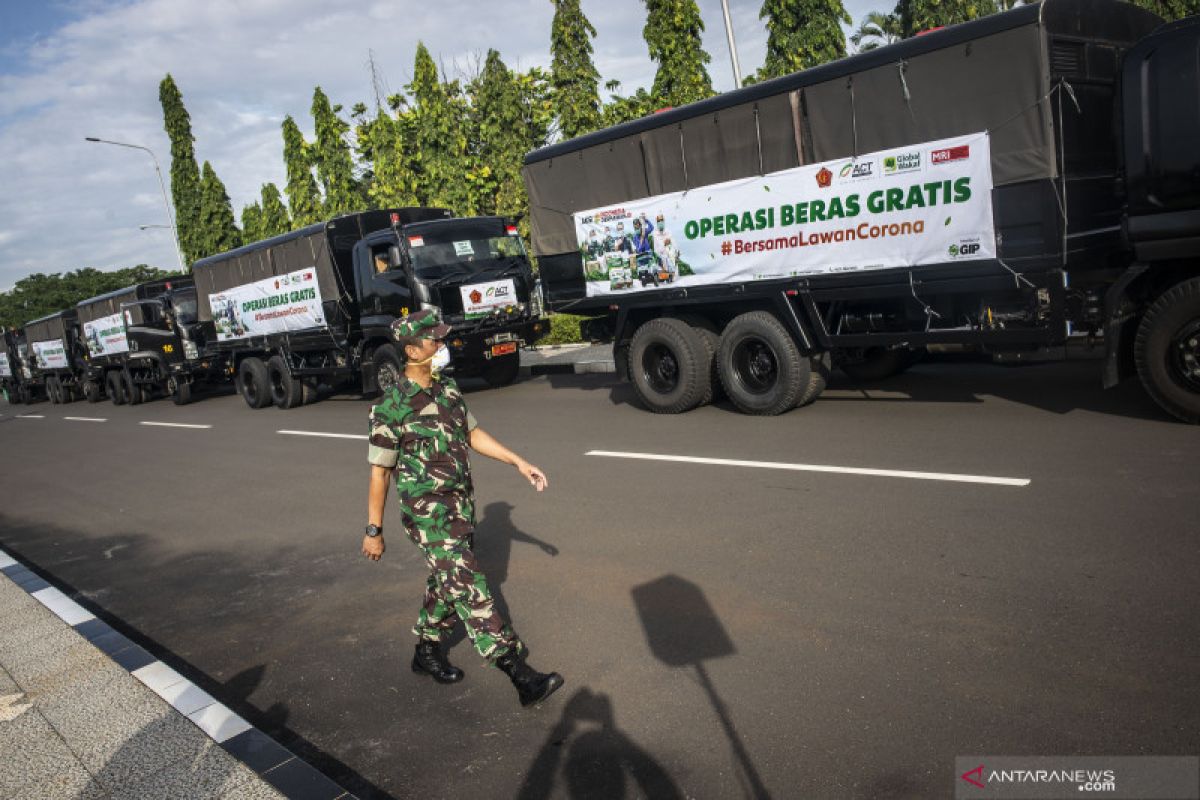 COVID-19, TNI-ACT gelar operasi pangan gratis kepada masyarakat