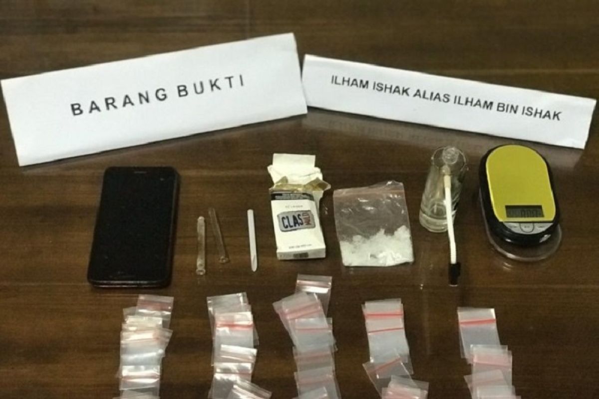 Polda Sultra ringkus pengedar narkoba 5,34 gram sabu-sabu