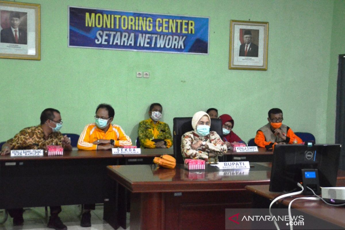 Bupati ikuti video conference bersama Kemendagri