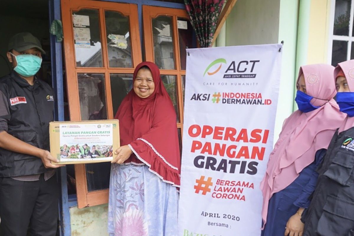 ACT Malang gelar operasi pangan gratis di Kota Batu