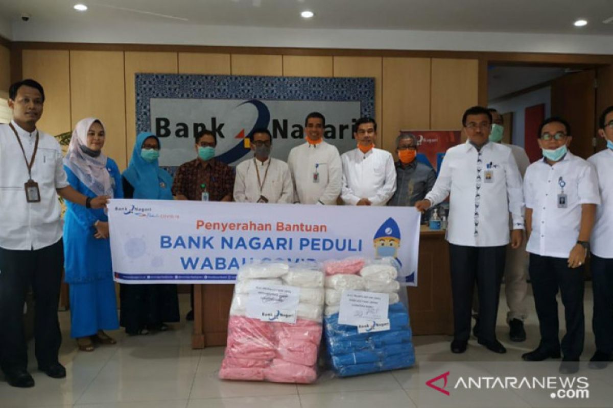 Bank Nagari serahkan bantuan APD kepada RSUP M.Djamil (Video)
