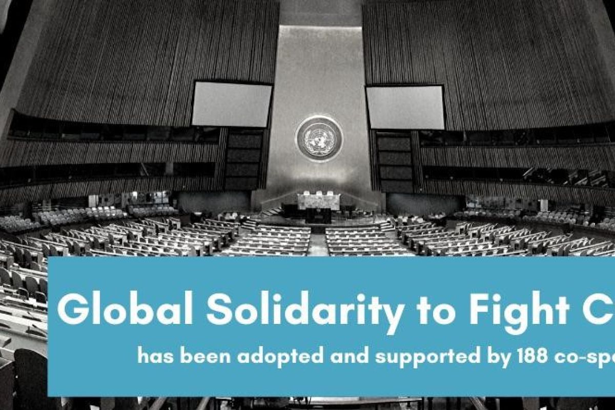 Indonesia bersama sejumlah negara loloskan Resolusi PBB "Solidaritas Global atasi COVID-19"