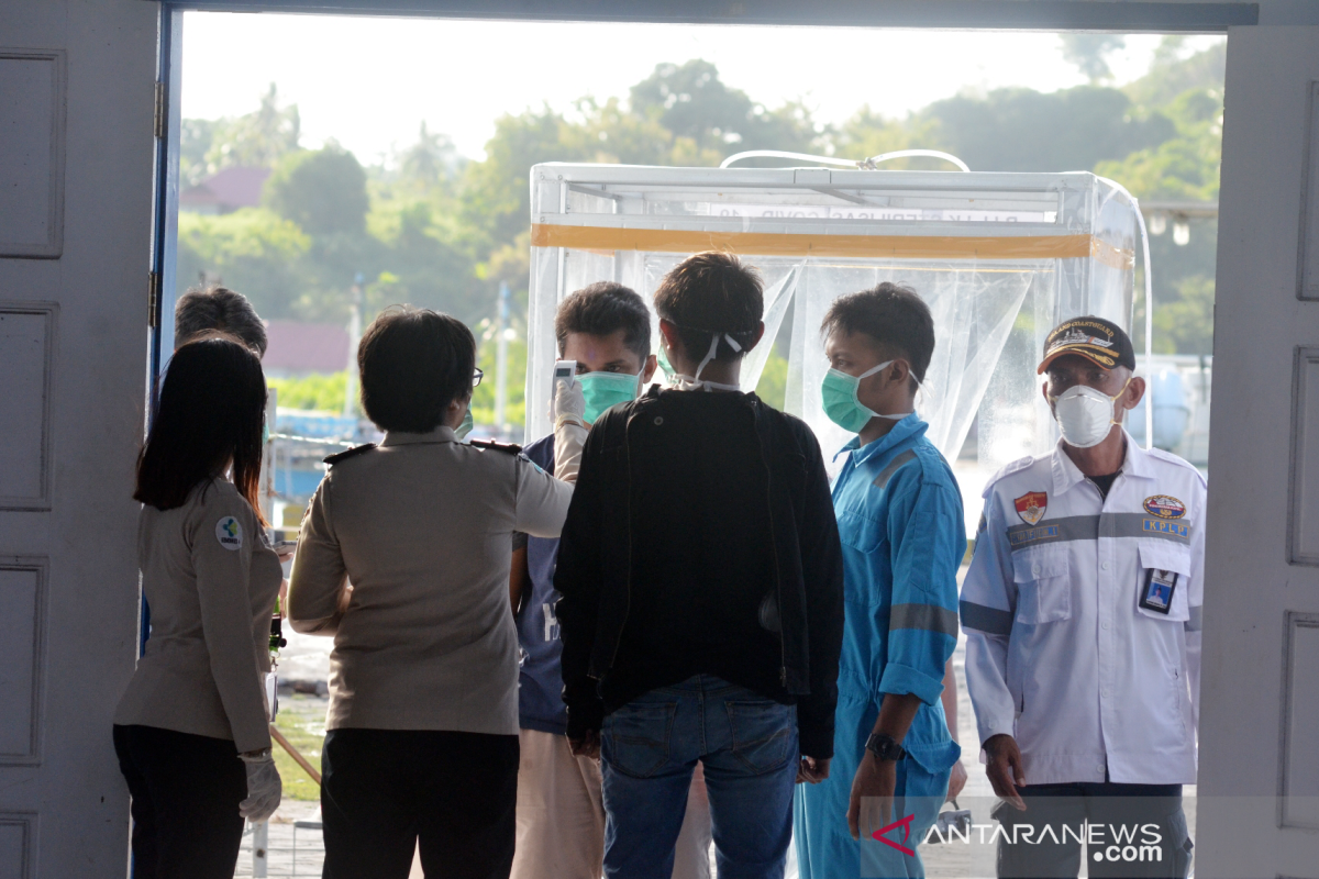 18 penumpang KM Sabuk Nusantara di Gorontalo Utara tidak bergejala COVID-19