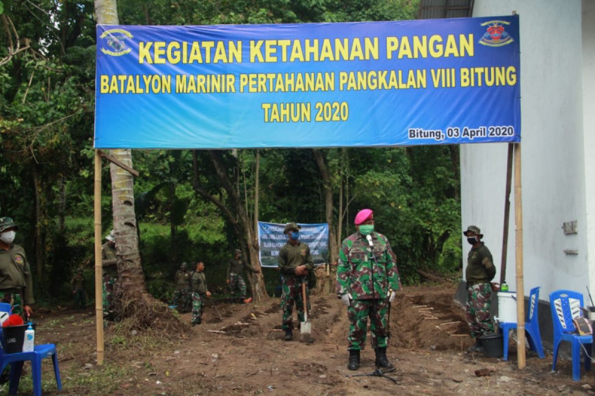 Gerakan ketahanan pangan TNI AL-Pemkot Bitung