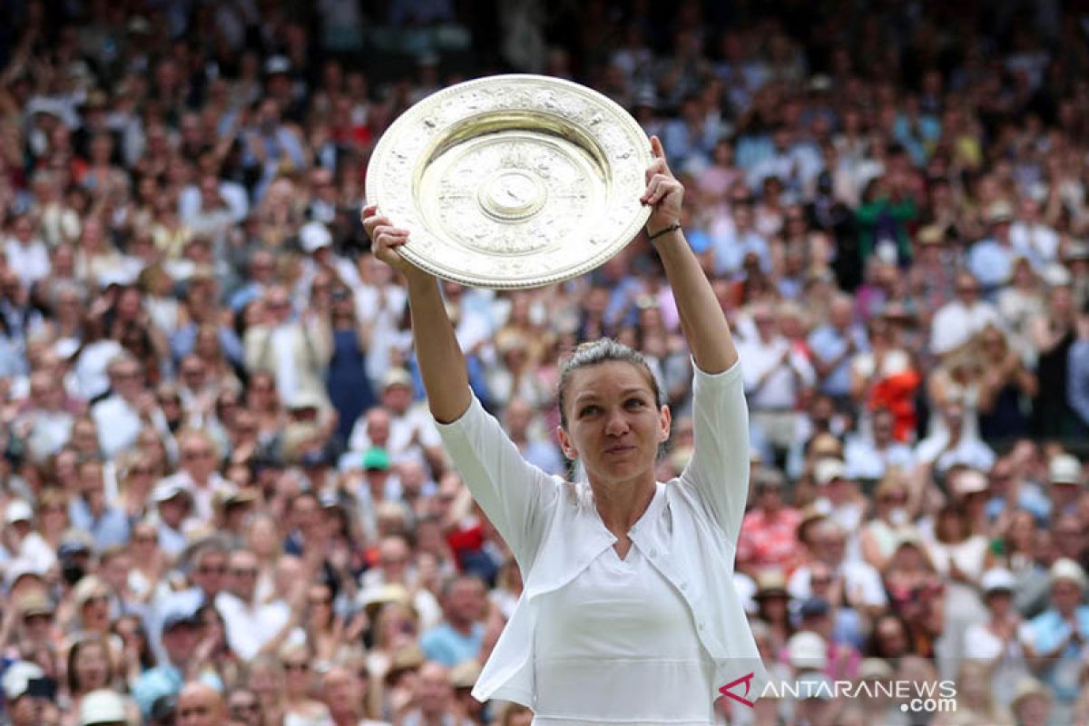 Wimbledon ditiadakan, Halep "gembira" status juara berlaku dua tahun