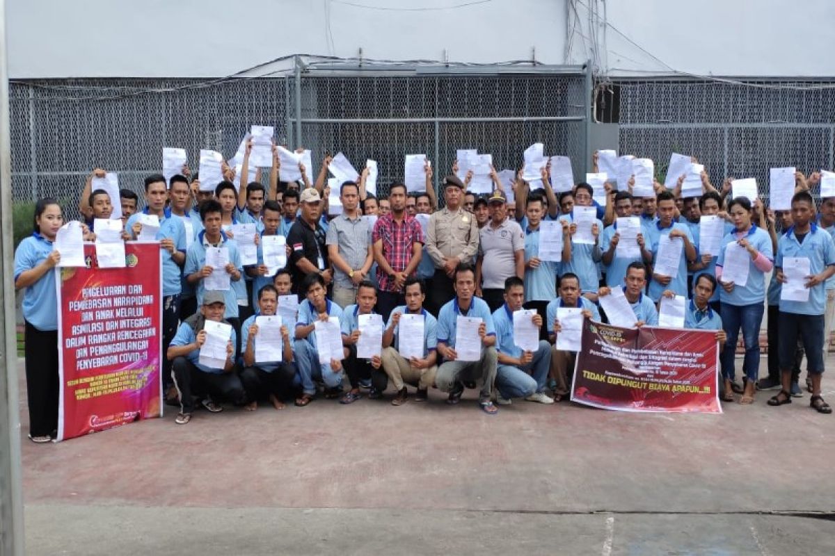 88 narapidana Rutan Tanjung Pura Langkat dibebaskan antisipasi virus corona