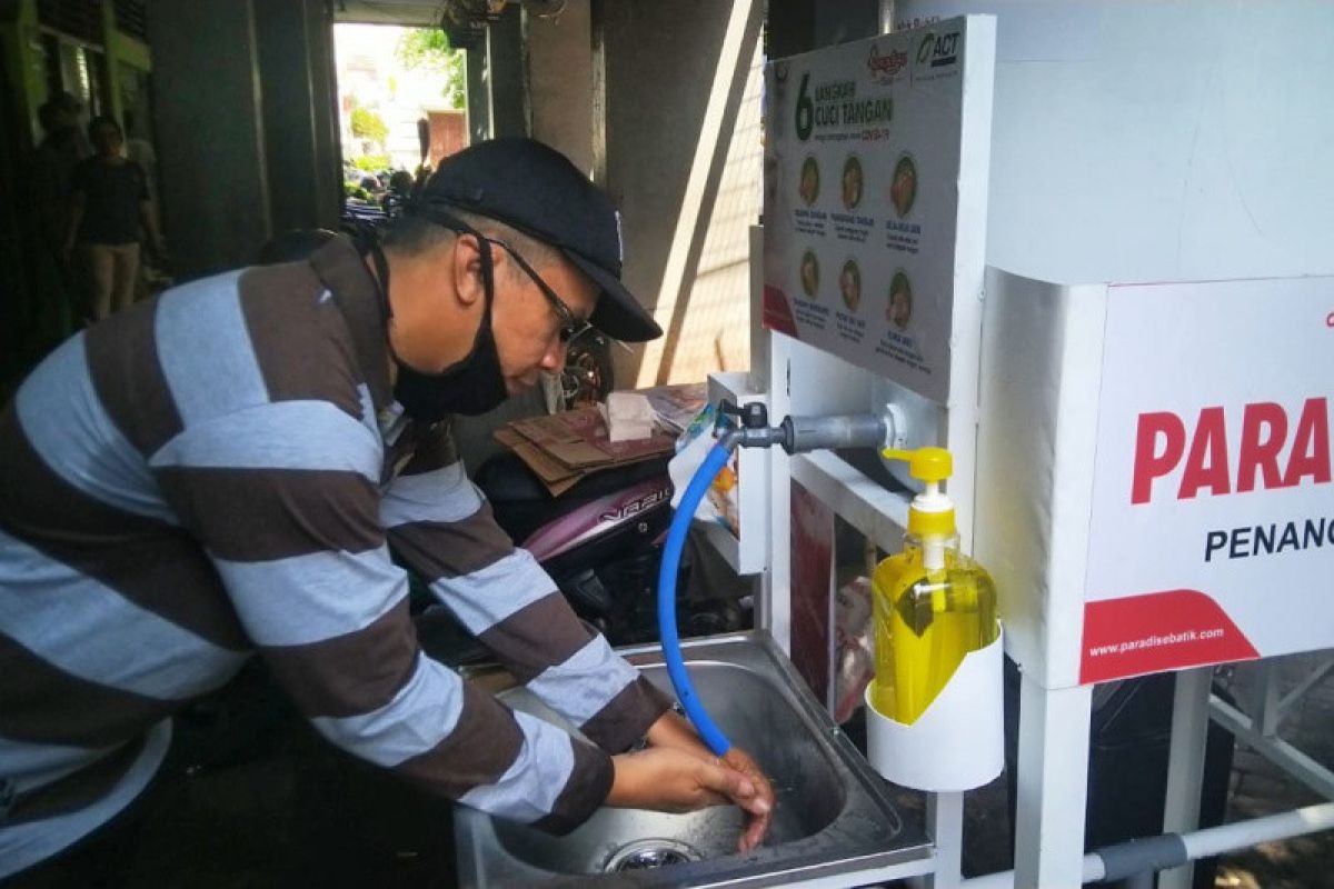 ACT gencarkan penyediaan sarana cuci tangan di pasar tradisional Yogyakarta