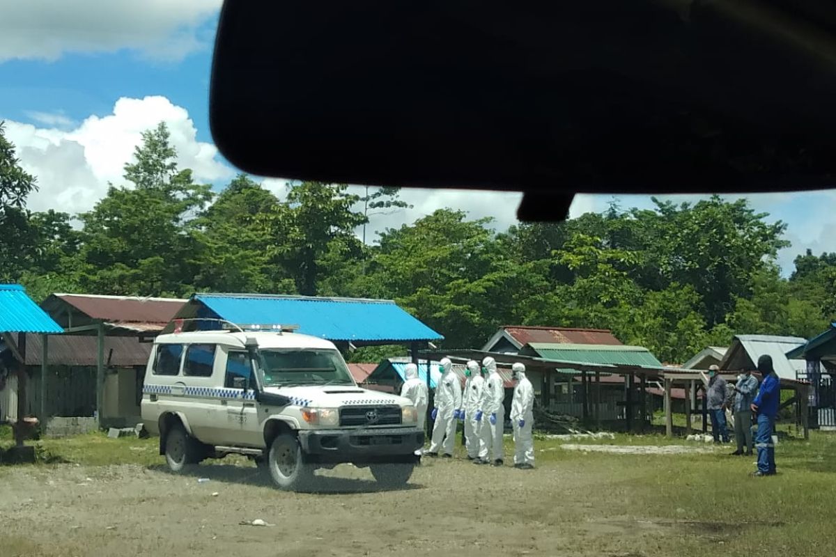 Pasien COVID-19 Mimika dimakamkan di Iwaka Kuala Kencana