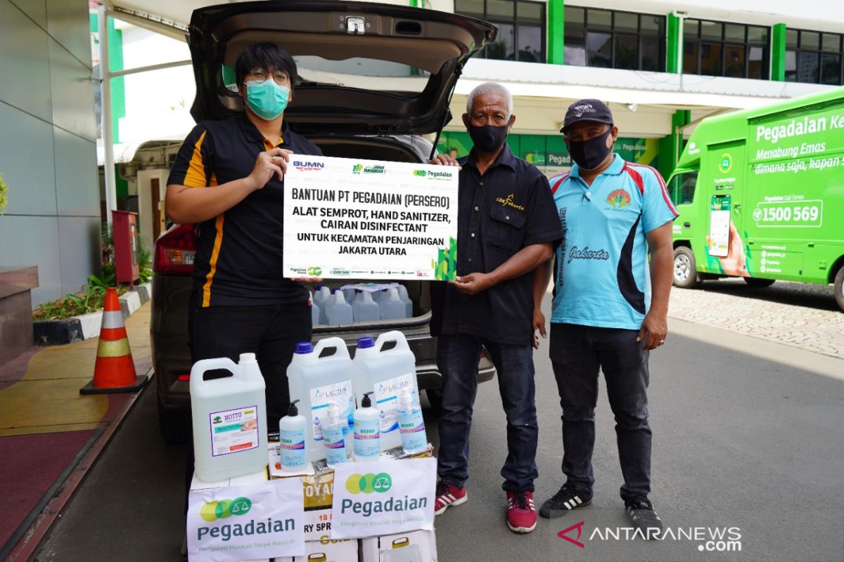 Pegadaian salurkan bantuan untuk dukung penanganan COVID-19