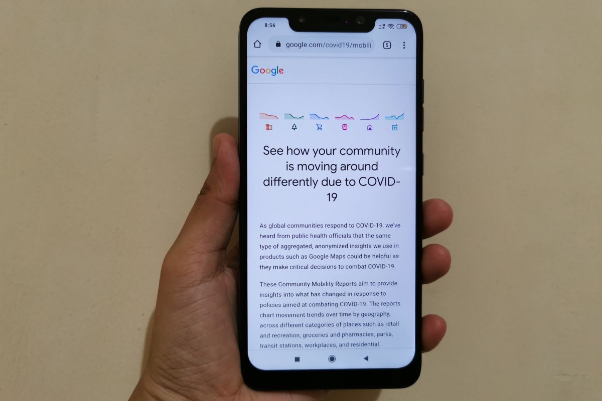 Google luncurkan Community Mobility Reports tinjau aktivitas manusia