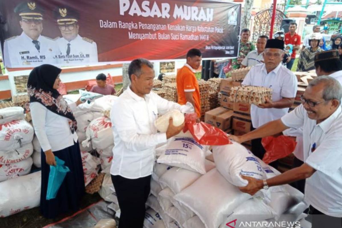 Pasar murah di Aceh Barat tunggu protokol pandemi COVID-19